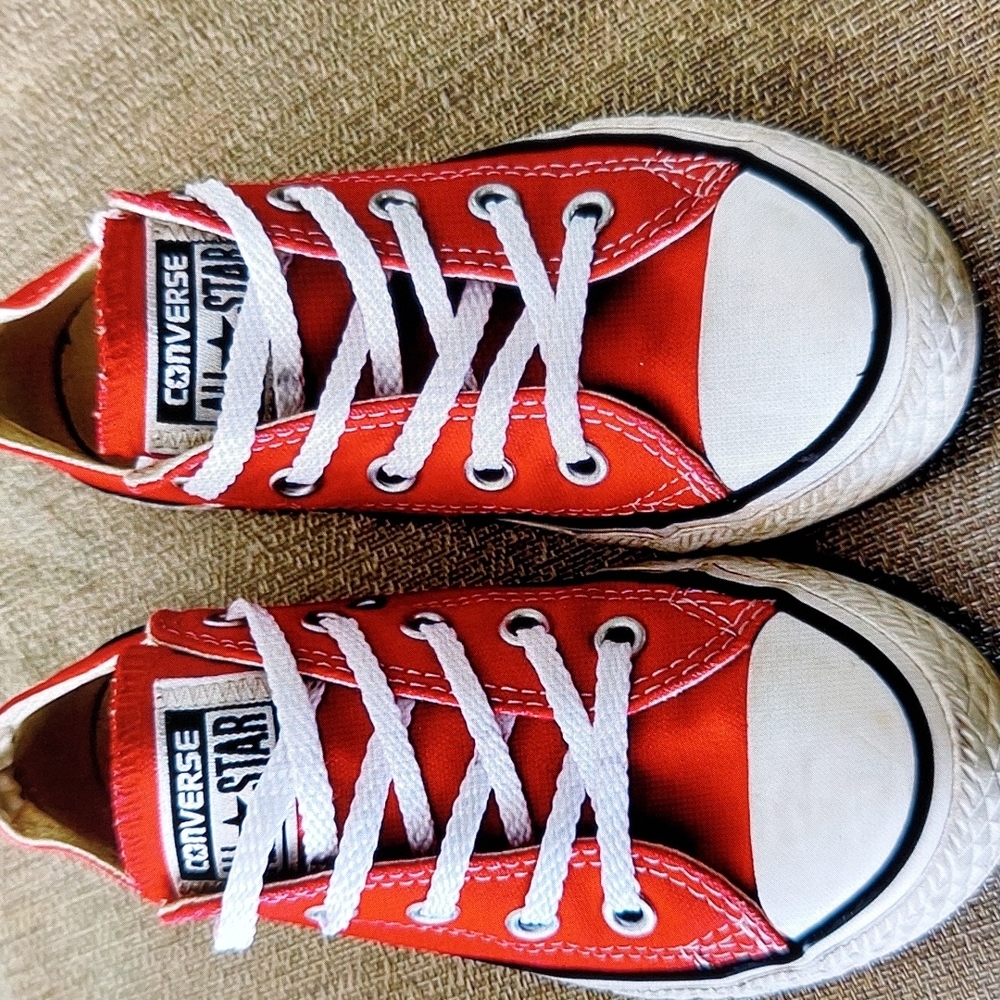 Three pairs of used converse $32